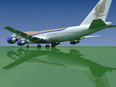Gulf Air 3D model