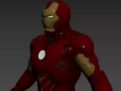 Iron Man MK4 3D Model - CXC Low-poly 3D model
