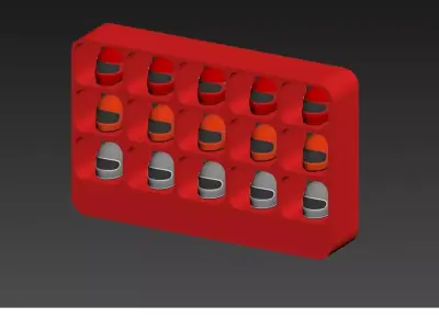 helmet shelf Free 3D model