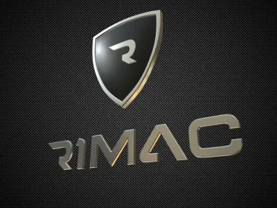 rimac logo 3D model