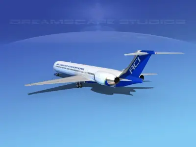 McDonnell Douglas MD-90 Air Charter Intl 3D model