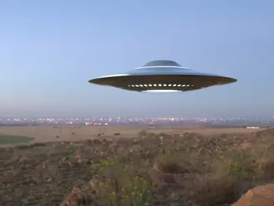 Spaceship Realistic Ufo - Ovni - Nave Espacial 3D model