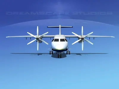 Dornier 328-130 Air Charter Intl 3D model
