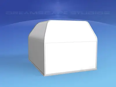 A2N Air Cargo Container Low-poly 3D model