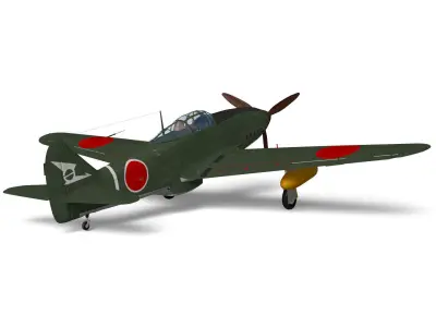 Kawasaki Ki61 hien TypeII kai Late  tony 3D model