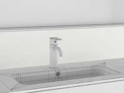 Bathroom Furniture Logik Free 3D model