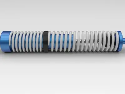 Shock absorber 3D model