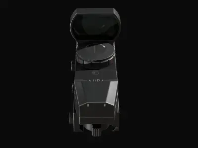 Red dot Reflex Low-poly 3D model