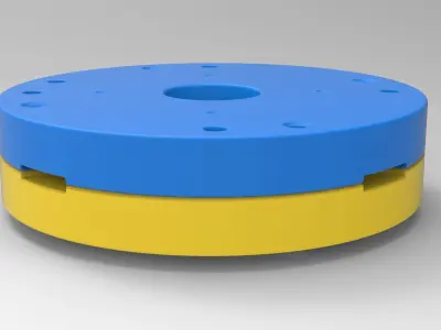 Mold for diecast tire 10 Scale 1 to 10 and 1 to 14 and 1 to 25 3D print model