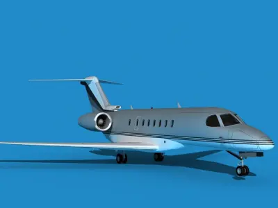 Cessna Citation C700 Longitude V09 3D model