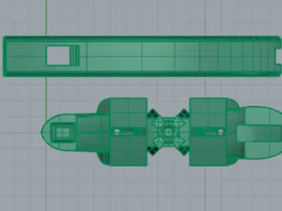 Orecchino modello B Free 3D model