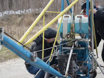 homemade helicopter Free 3D model