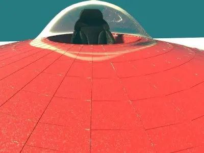 Space alliance jet Free low-poly 3D model