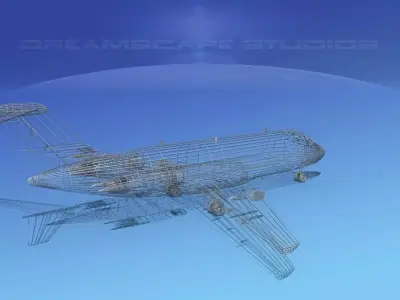 Douglas DC-9-20 Sonorra Air Charter 3D model