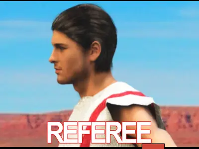 Roman Gladiator Referee Props Poser Daz 3D model