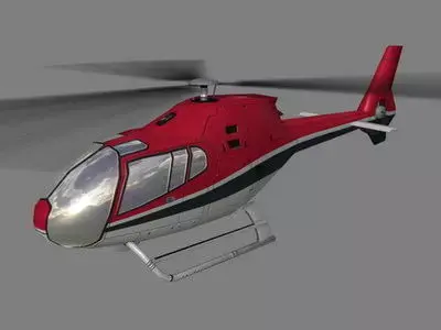 Colibri V4 Helicopter Low-poly 3D model