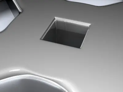 Crank Wheel High poly 3D model