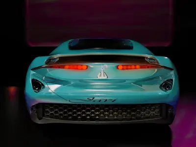 Javi automotive concept Free 3D model