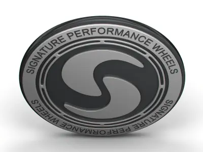 Signature Performance logo 3D model