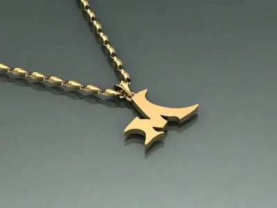 Pendant M-m1 3D print model