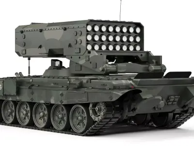 TOS-1A Solntsepek 2020 3D model