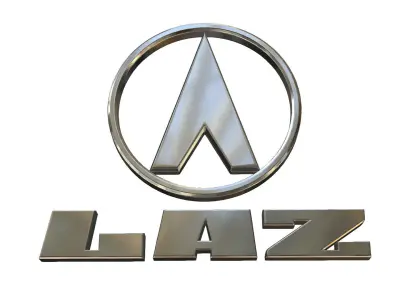 laz logo 3D model