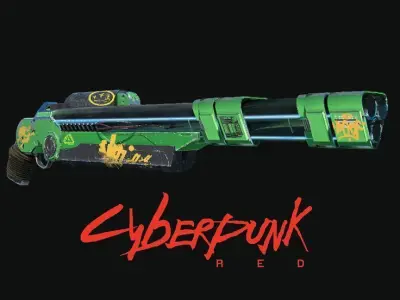 Cyberpunk 6 Item Pack - Cyberpunk 6 Item Set Of 6 3D print model