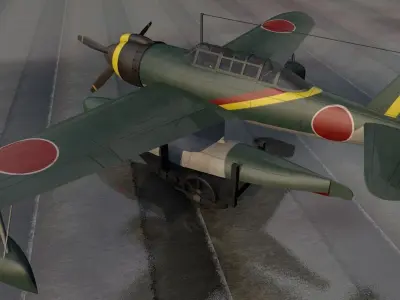 Kawanishi E15K1 Shiun - aka Norm 3D model