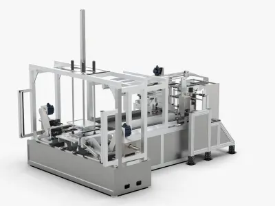 Automobile Radiator Assembly Machine 3D model