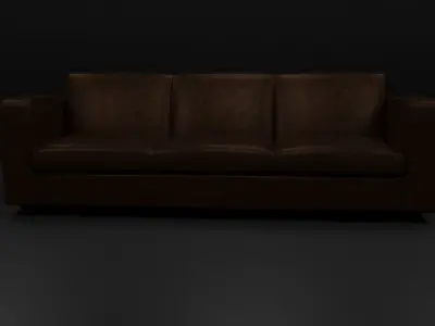 Simple sofa Free 3D model get