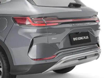 2025 BYD Sealion 6 DM-I With Interior 3D model purchase