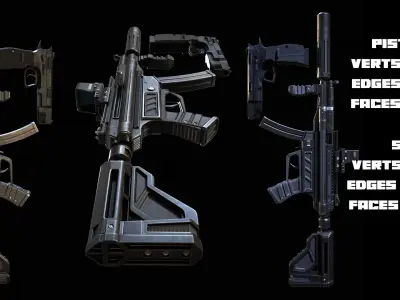 Special Force   Low-poly 3D model