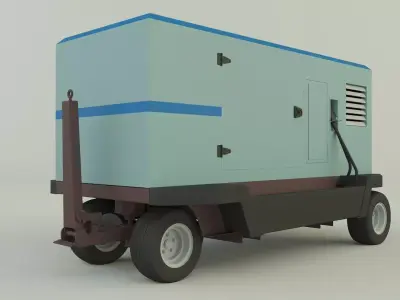 generator trailer 3D model