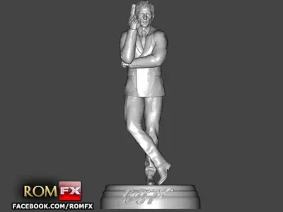 007 James Bond Daniel Craig - Printable Figure 3D print model