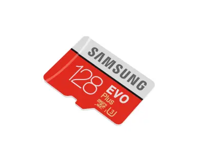 Samsung EVO Plus 128GB microSD 3D model