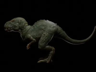 Comic book style Dinasour 3D model