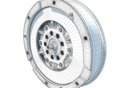 3D Engine Flywheel 99 3D model