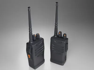 Baofeng BF-888S Plus Walkie Talkie HT Radio Unit Free 3D model