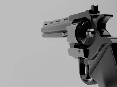 Colt Python 3D model