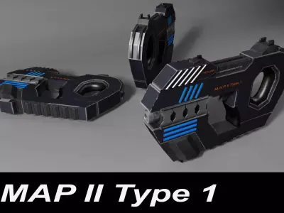 Sci Fi Energy Pistol 3D model