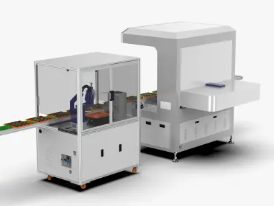 Visual Dispensing and Automated Bonding Machine 3D model