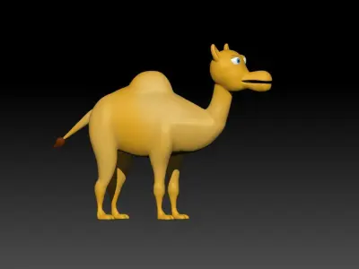 Camel 3d model stylized 3D model
