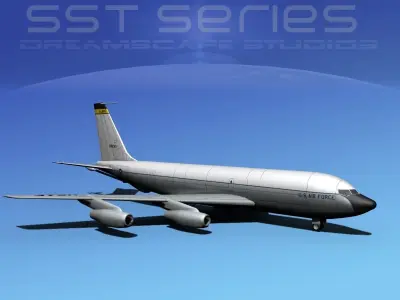 Boeing KC-135E Stratotanker LPSS V10 3D model