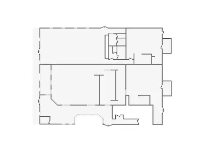 Commercial Interior Sketch - 7001-7500 SF - Xactimate 3D model