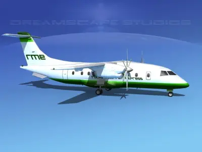 Dornier 328-130 Rocky Mountain Express 3D model