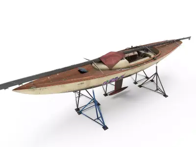 Abandone Yacht 02 3D model