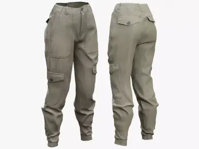 Pants 132 - All MH Bodies - UE5 Skeletons - Rigged Low-poly 3D model