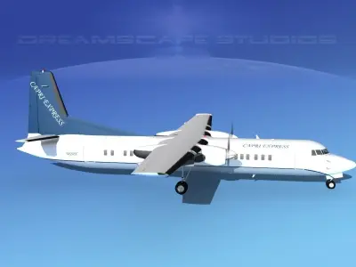 Fokker F-60 Capri Air 3D model