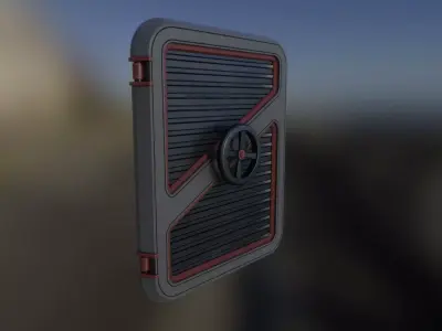 Outer Door 3D model Low-poly 3D model