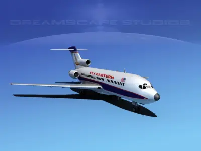 Boeing 727-100 Eastern Airlines 1 3D model